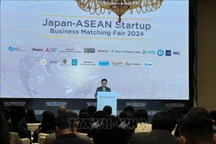 An overview of Japan-ASEAN Startup Business Matching Fair 2024 (Photo: VNA)