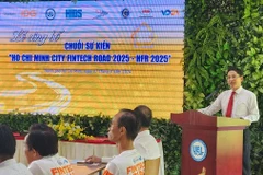 Press conference to announce Ho Chi Minh City Fintech Road 2025 (Photo: doanhnghiepcuocsong.vn)