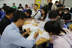 A Job recruitment fair in Ho Chi Minh City (Photo: VNA)