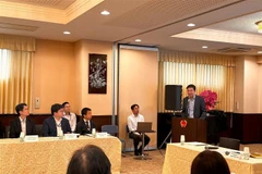Vietnamese Ambassador to Japan Pham Quang Hieu speaks at the seminar. (Photo: VNA)