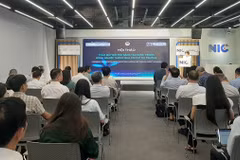 A conference on promoting green innovation in agriculture through market mechanism was held in Hanoi on September 17 by the National Innovation Centre (NIC) and the Vietnamese Australian Scholars and Experts Association (VASEA). (Photo courtesy of NIC)