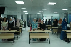 An overview of the class (Photo: VNA)
