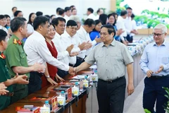 PM Pham Minh Chinh meets with Binh Duong leaders (Photo: VNA)