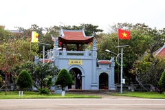 Exploring pagoda in Truong Sa archipelago