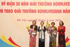 Kovalevskaya awards honour Vietnamese female scientists