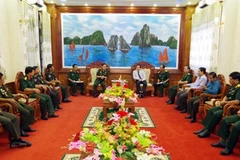 Cambodia's defence officers visit Soc Trang province