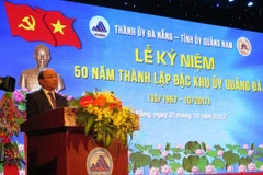 Former Quang Da Party Committee marks founding anniversary