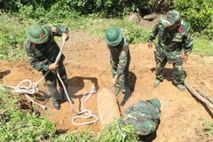 Unexploded bombs found in Dak Lak province