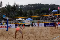 Asian women’s beach volleyball tourney kicks off in Tuan Chau