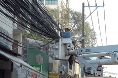 Electric power lines going underground in HCM City