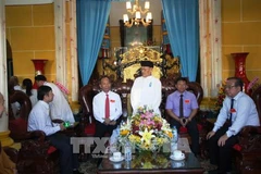 Cao Dai followers in Tay Ninh celebrate their biggest festival