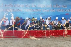 Wind power plant built in Ninh Thuan