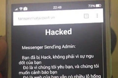 Website of Tan Son Nhat airport hacked