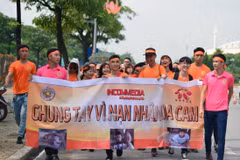 Hanoi: 3,000 people take walk for AO/Dioxin victims 