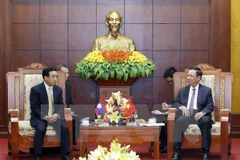 Lao Vice President visits Hoa Binh