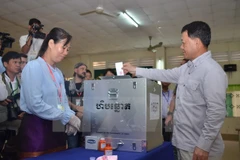 Cambodia voters elect communal people’s council members