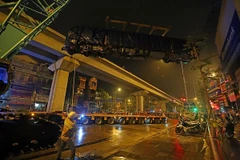First train installed for Hanoi’s urban railway