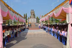 Upgraded Vietnam-Cambodia friendship monument inaugurated