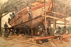 National museum exhibits historic sketches