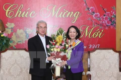 Party official hosts Tet reception for religious dignitaries