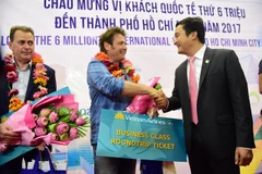 HCM City welcomes six millionth int’l visitor in 2017