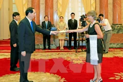 President Tran Dai Quang receives new Spanish, Yemen ambassadors