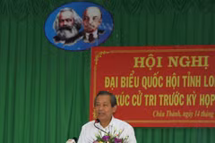 Permanent Deputy PM meets voters in Long An province