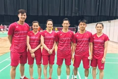 Vietnamese badminton team enjoys first win at Sudirman Cup