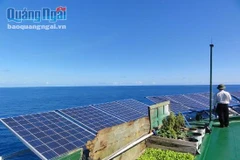 An Binh island enjoys solar power