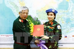 Vietnam sends first female officer to UN peacekeeping mission