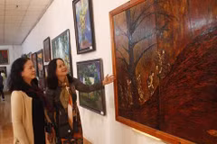 Fine art exhibition features Central Highlands land, people