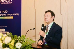 Pham Hong Quat, Director of the Department of Market and Business Development under the Ministry of Science and Technology, speaks at the event. (Photo: VNA)