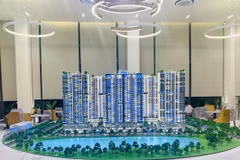 Physical model of the LDG Sky Apartment Project. (Photo: vinhomecitys.com)