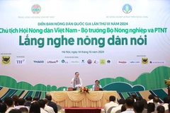 At the forum held in Hanoi on October 14. (Photo: VietnamPlus)