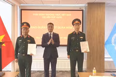 New ranks bestowed upon Vietnam’s military officers at UN headquarters