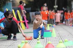 State leader visits disabled children in Hanoi