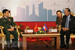 Defence Minister meets Cambodian, Chinese counterparts in Cambodia