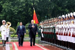 Welcome ceremony held for Cuba Prime Minister