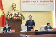 NA leader works with Central Public Security Party Committee on law-building activities