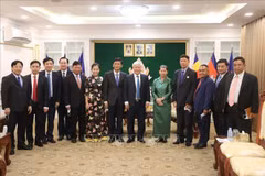 Vietnam Fatherland Front delegation visits Cambodia