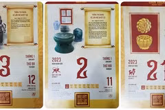 New Year calendar honours Vietnam's national treasures