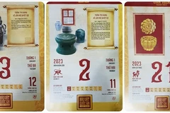 New Year calendar honours Vietnam's national treasures