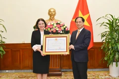 Friendship Order bestowed upon Australian Ambassador