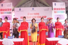 French-language book space opens in Ben Tre