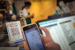 QR payments help small vendors