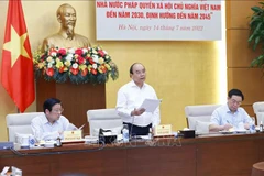 Meetings look into strategy on building, perfecting rule-of-law socialist State