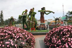 Da Lat flower space, int’l flower expo open