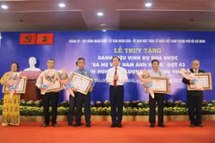 Five posthumously honoured with "Heroic Vietnamese Mother" title in HCM City