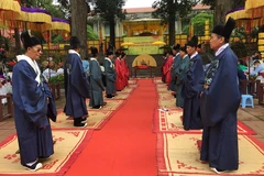 Traditional celebration of Doan Ngo Festival replicated