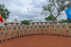 Vietnam’s peacekeepers install security fencing in Abu Qussa